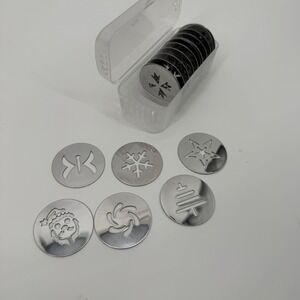 OXO Good Grips Cookie Press Replacement Disks Set of 18 with Storage Case